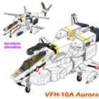 VFH-10A 宇宙オーロラン スカル１塗装（改良３版）