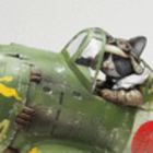 Ki-84疾風＆猫のパイロット